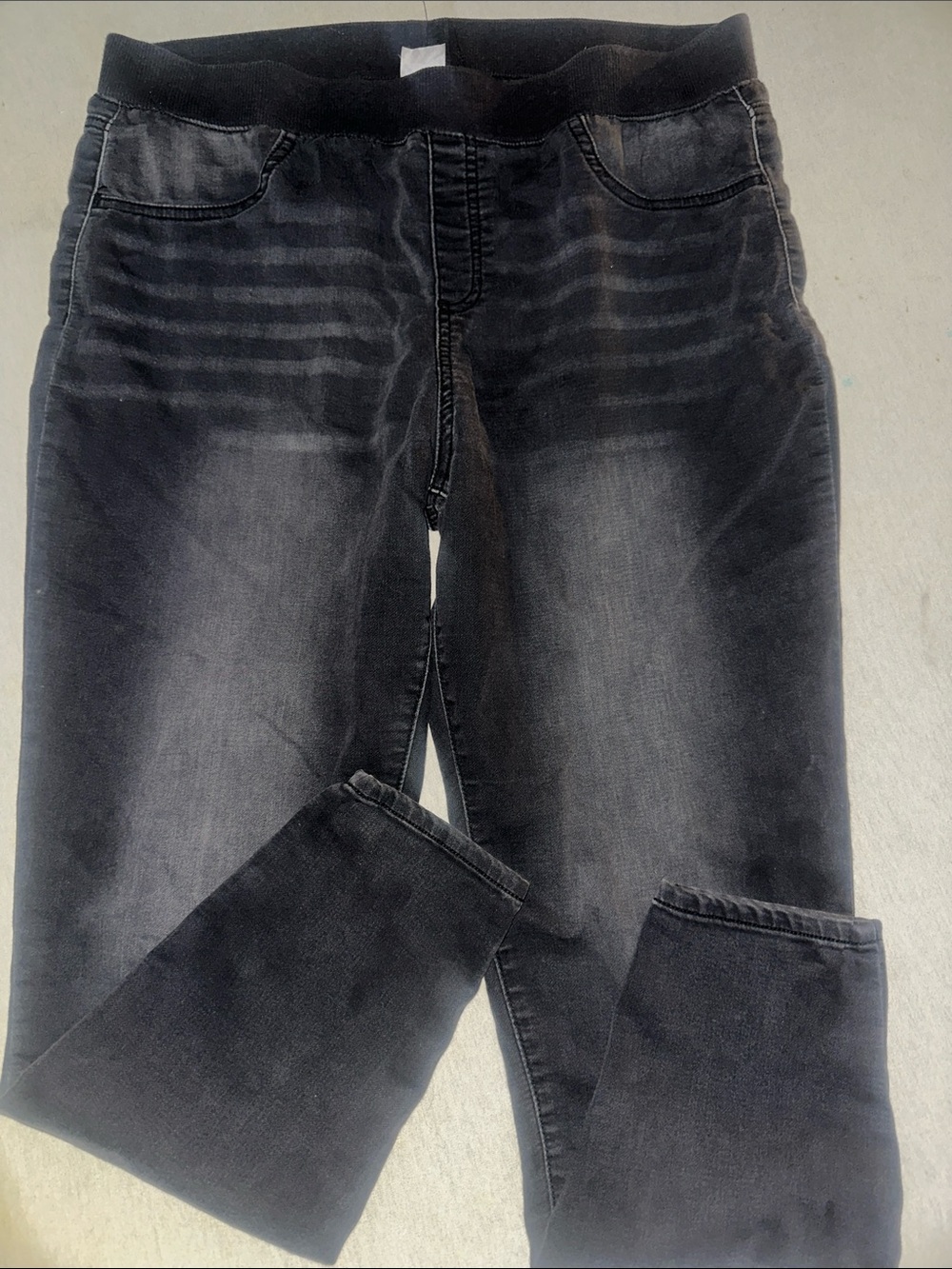 Womens Size XXL No Boundaries Black Faded Pull-On Jeggings